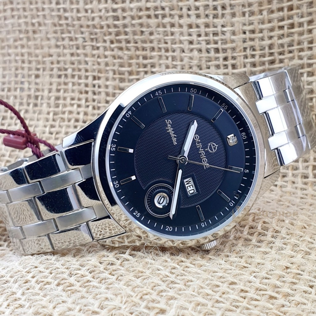 ĐỒNG HỒ NAM SUNRISE DM782SWA - 2 LỊCH, KÍNH SAPPHIRE | BigBuy360 - bigbuy360.vn