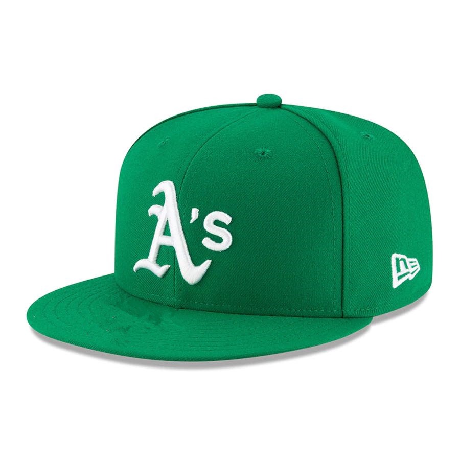 ✨New Era MLB Hat Oakland Athletics A's Baseball Cap Embroidery 9FIFTY Men Women Hats Sports Fashion Golf Running Topi Caps with Adjustable Strap IDVI 4DNL