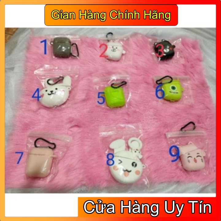 Vỏ Bọc Bảo Vệ Tai Nghe CARE AIRPODS 2 Đáng Yêu, Vỏ Silicon Chống Xây Xước Va Đập Và Rơi Hỏng