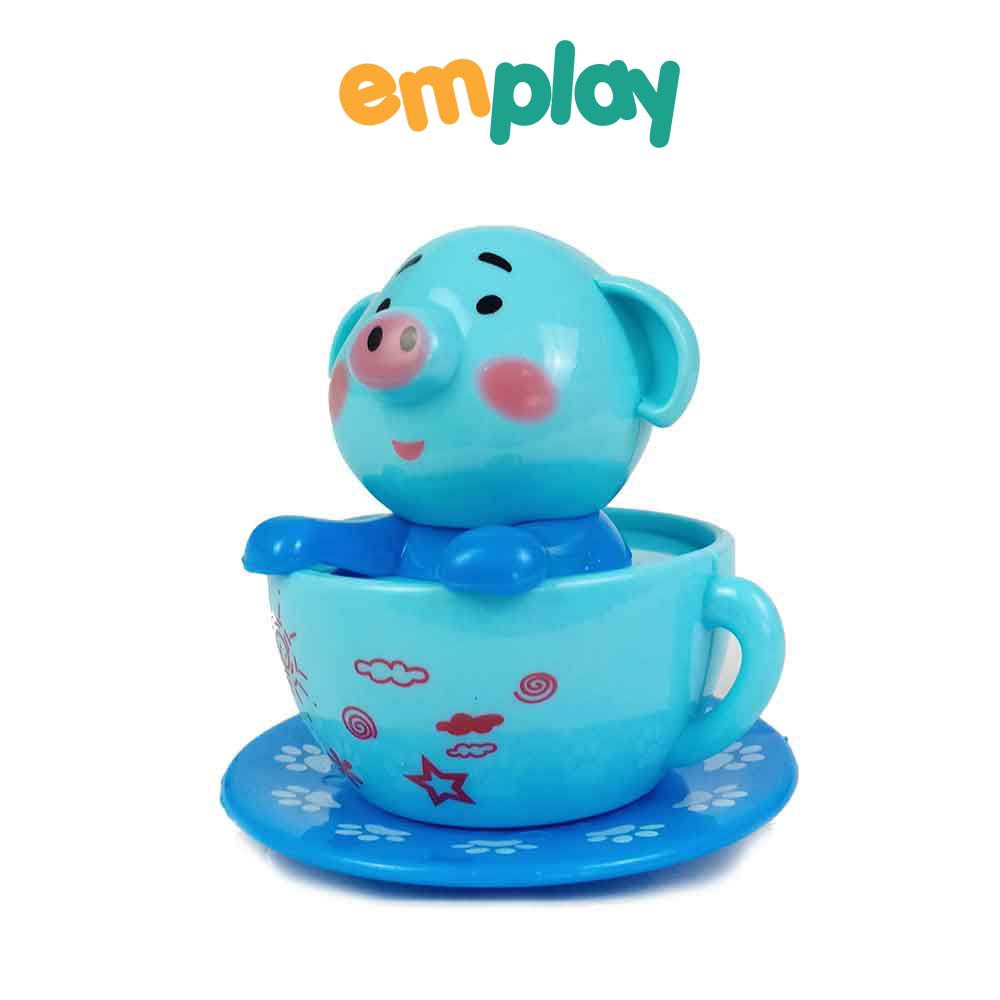 (XẢ KHO 60%) Đồ chơi trẻ em Emplay lợn vặn cót chất liệu nhựa ABS chắc chắn màu sắc tươi sáng giúp kích thích thị giác