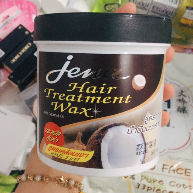 Kem ủ tóc tinh dầu dừa Jena Coconut Hair Treatment Wax