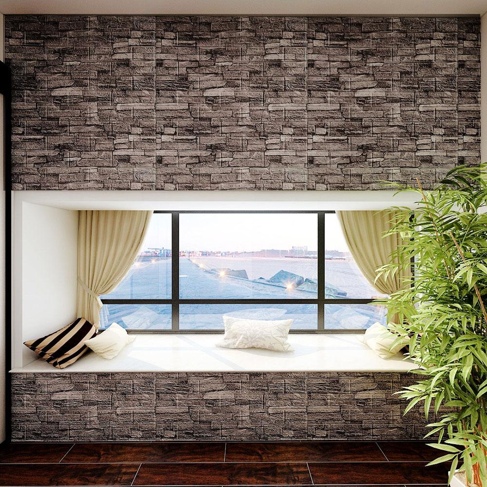 Set 10 / 20 Sticker Xốp 3D Chống Nước Dán Tường Trang Trí Nội Thất