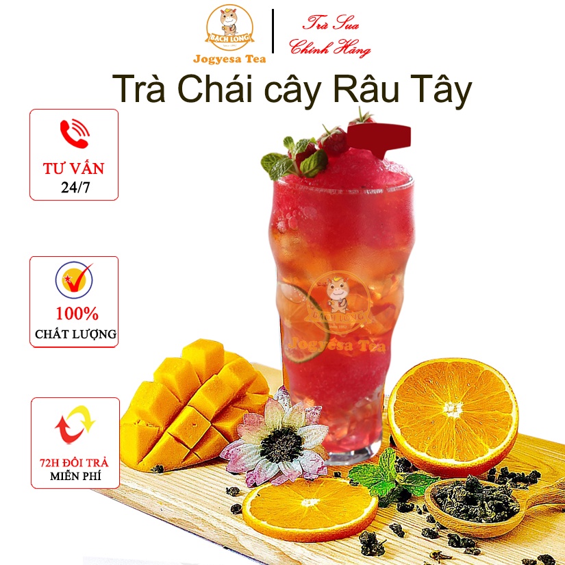 Trà Trái Cây Tự Pha Tại Nhà Vị Dâu Ngon Rẻ