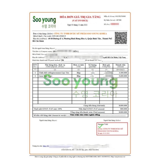 Bộ mụn Sooyoung soo young