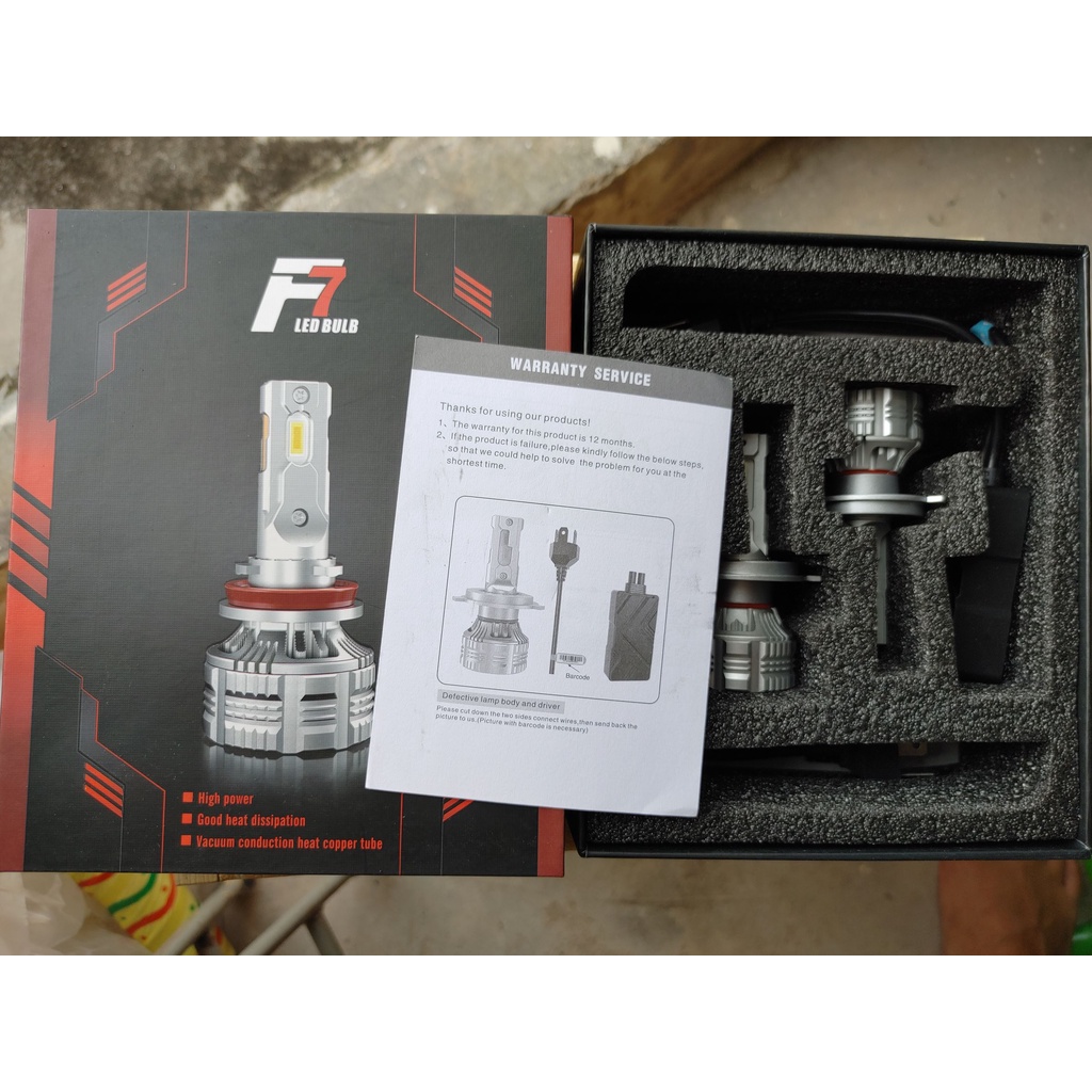 Siêu phẩm Led F7 , P19 H4 ̀̀60W nâng cấp toàn diện 12V-24V