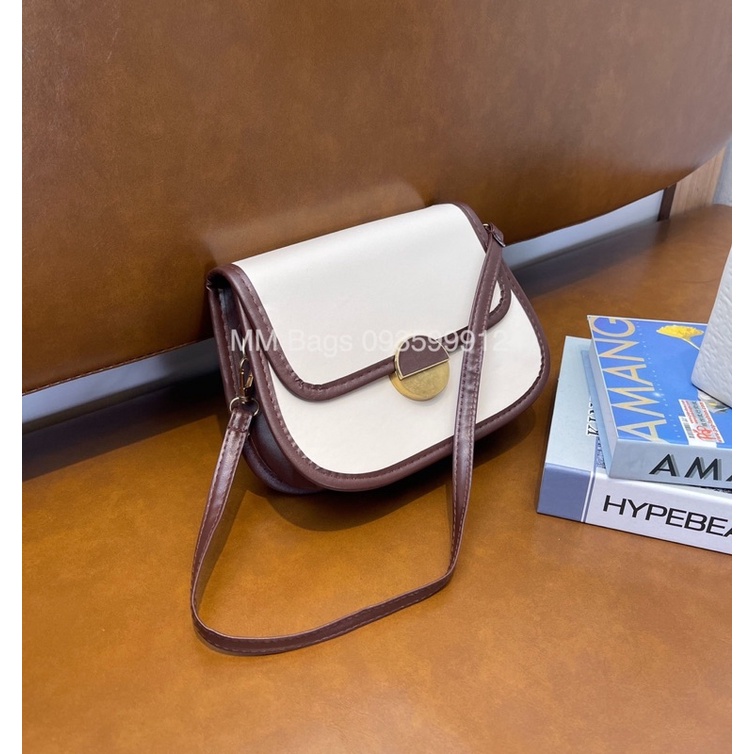 Túi đeo chéo nữ MM Bags túi đeo vai giá rẻ đi chơi đi học thời trang retro RTE69