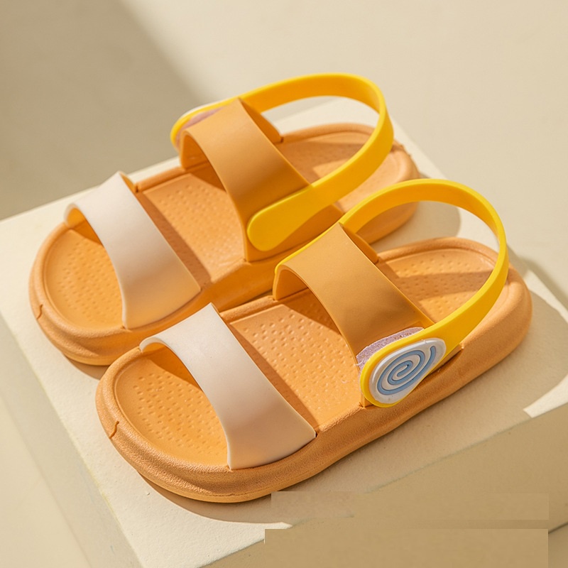 Dép quai hậu bé trai bé gái nhiều màu, nhiều họa tiết Hoa Quả đáng yêu, dép siêu nhẹ chống trơn trượt - TD27