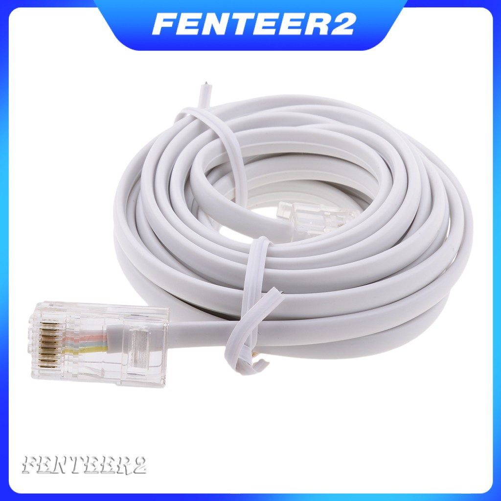 (Fenteer2 3c) Rj11 Sang Rj45 Modem Cable Connector Router To Adsl | BigBuy360 - bigbuy360.vn