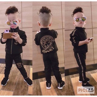 Bộ versace kéo khoá cho bé trai