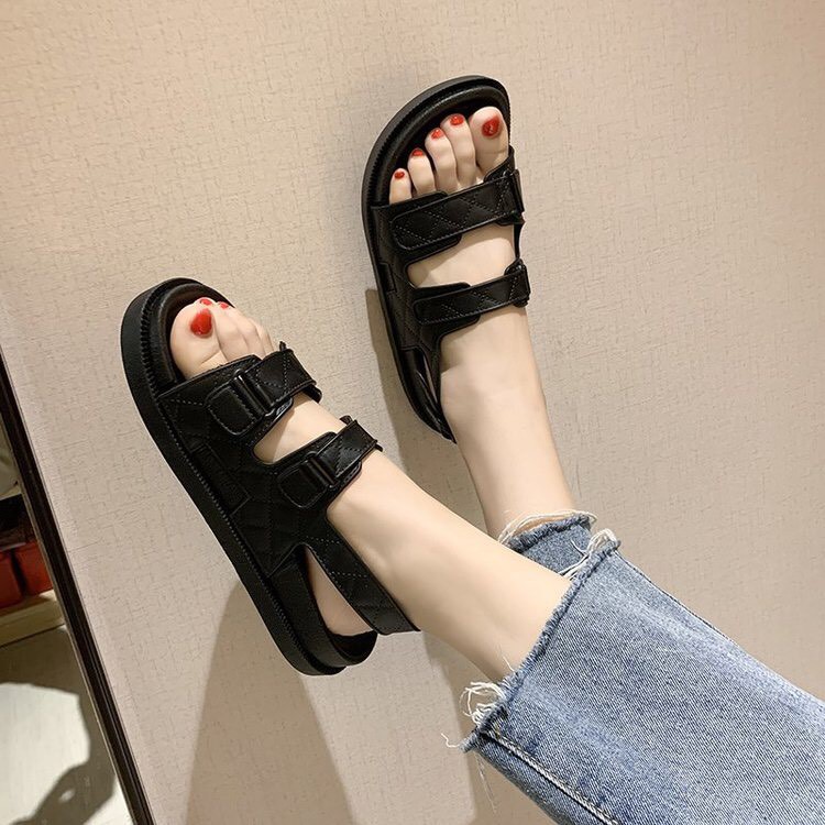 [Mã FAMARAL2 giảm 10k đơn từ 50k] Dép quai hậu sandal quai hậu nữ tăng chiều cao D21