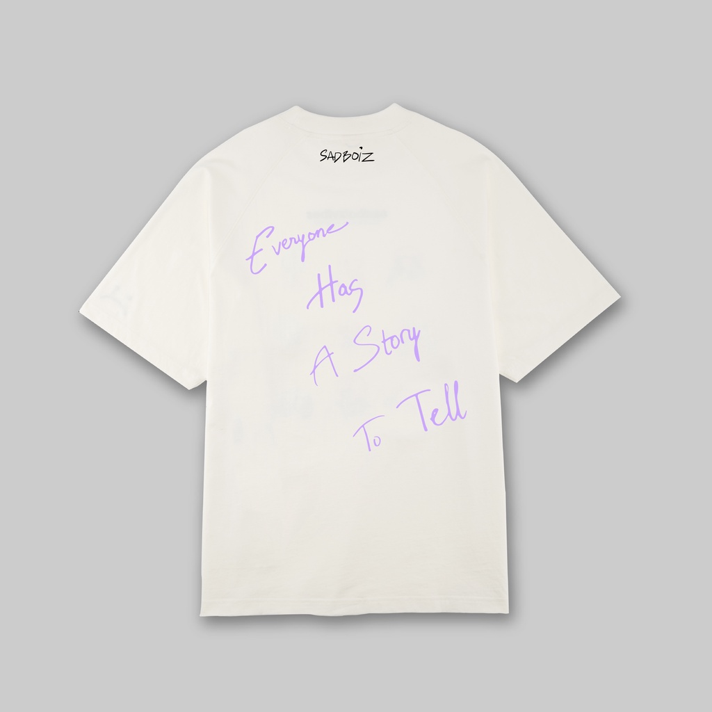Áo thun SADBOIZ SAD STORY WHITE | BigBuy360 - bigbuy360.vn