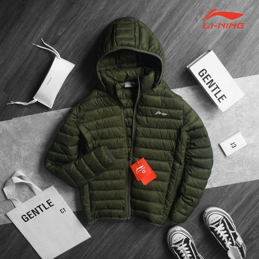 Áo  Khoác Phao Nam LI-NING có mũ siêu ấm 2023