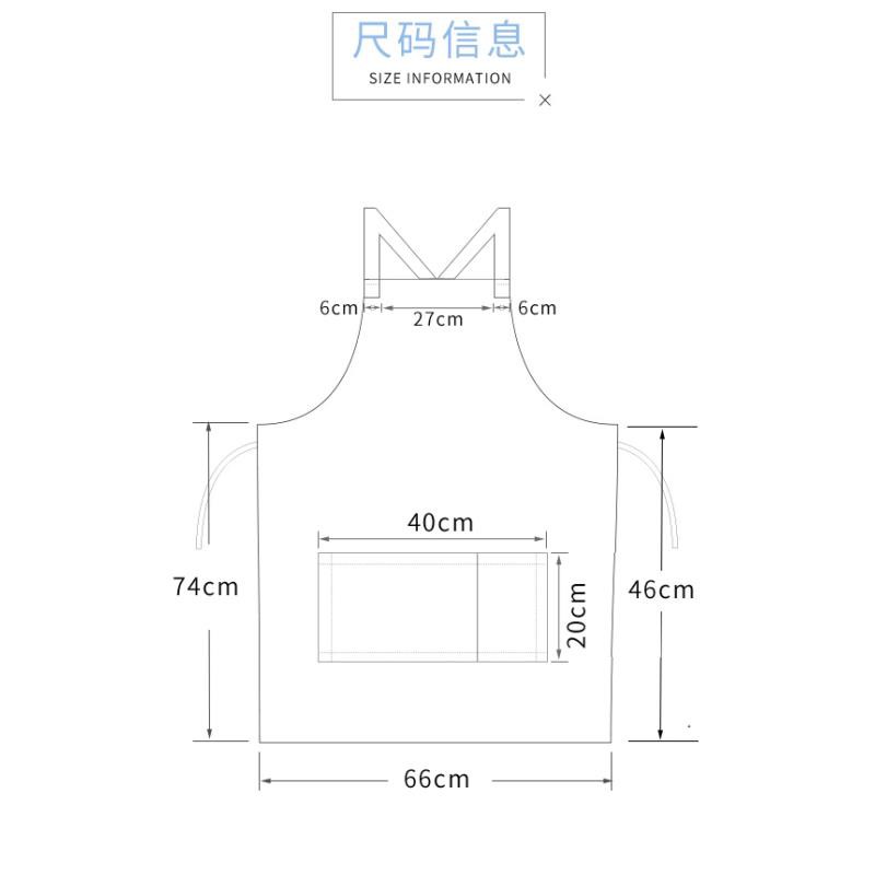 Tạp Dề Không Tay Chống Thấm Nước / Dầu / Sương Mù Tiện Dụng Cho Nhà Bếp Vào Mùa Hè