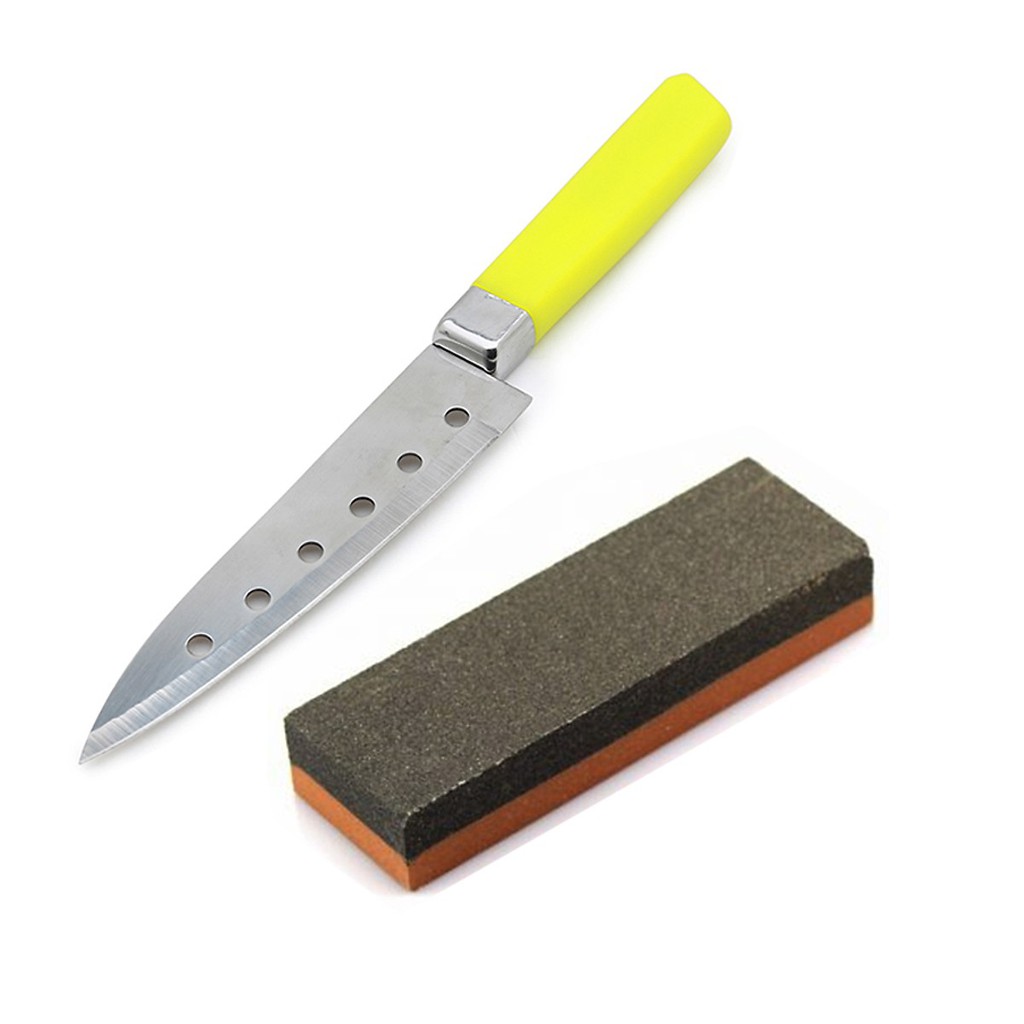 Combo Dao gọt hoa quả Echo + Đá mài dao kéo nội địa Nhật Bản