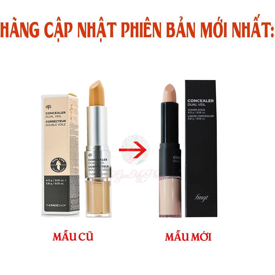 CHE KHUYẾT ĐIỂM 2 ĐẦU RADIANCE CONCEALER DUAL VEIL CHÍNH HÃNG - 4523