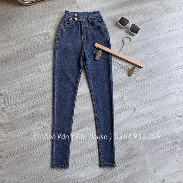QUẦN JEAN CẠP CAO 3 KHUY CHO NỮ | BigBuy360 - bigbuy360.vn