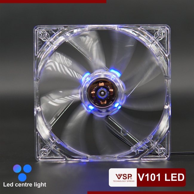 FAN LED 12 CM VSP V101 LED TRONG SUỐT