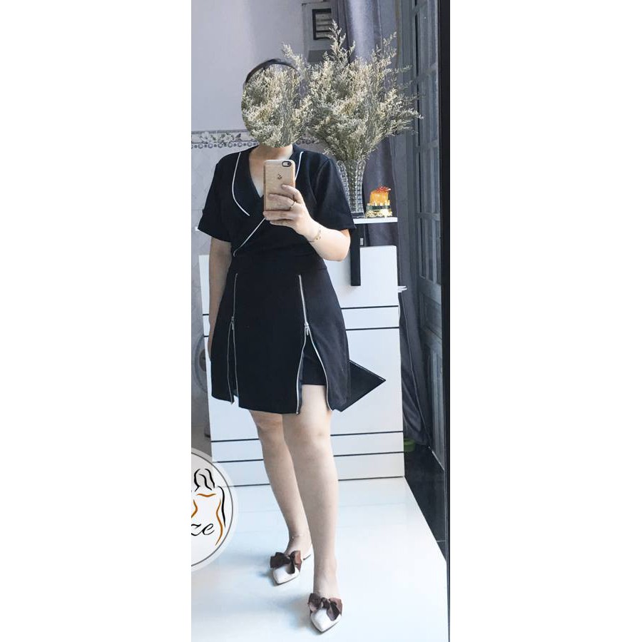 đầm vest dây kéo kèm quần đủ size 50-100kg