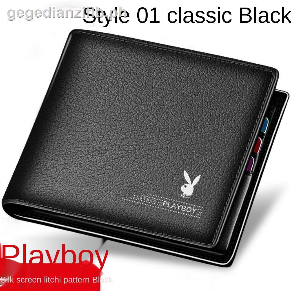 Playboy Ví Da Ngắn 9ACO Đựng Bằng Lái Xe Trẻ Trung Cho Nam