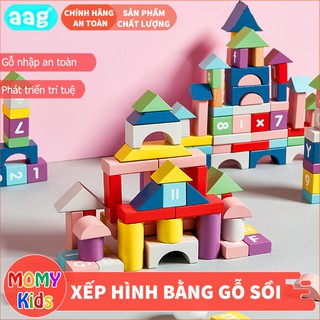 Bộ Xếp Hình Bằng Gỗ Cao Cấp AAG Hàn Quốc Giúp Bé Phát Triển Trí Thông Minh