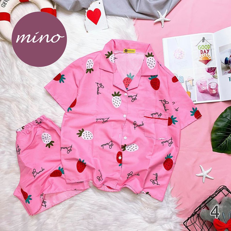 Đồ Mặc Nhà, Pijama, Đồ Bộ Đùi Kate Thái Freesize Siêu Dễ Thương, Vải Mịn, Mát | BigBuy360 - bigbuy360.vn