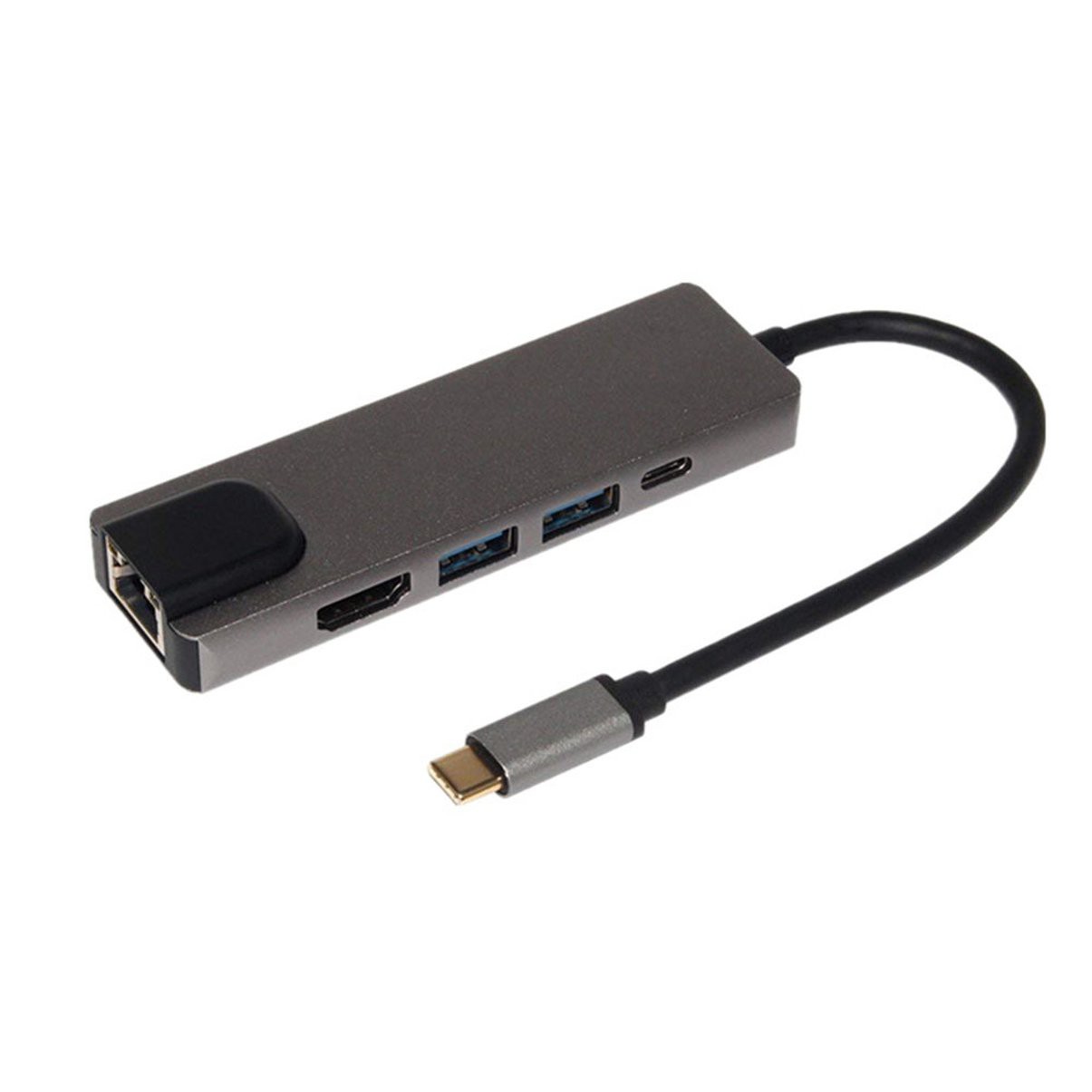 type-c docking station hdmi phone RJ45air for macbookpro converter type-c to HDMI USB * 2 LAN docking station