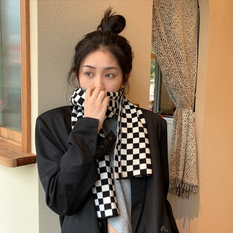 Khăn Choàng Cổ Nữ Chất Liệu Len Dệt Kim Thời Trang Phong Cách Hàn Quốc,Trẻ Trung Dễ Phối Đồ (150*28) - KCC15