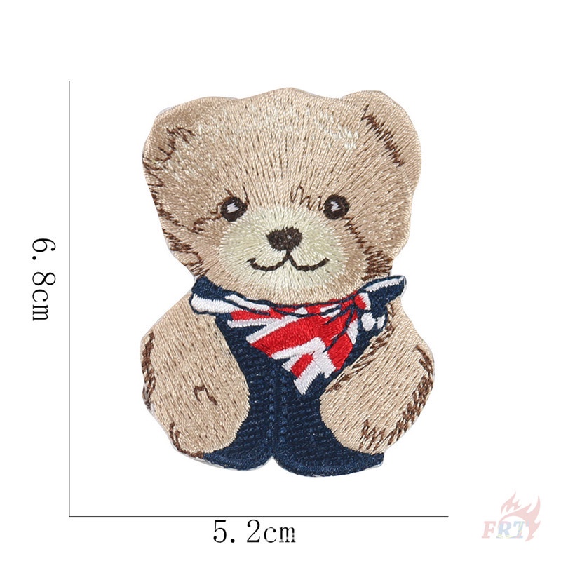 ♥ Sticker Ủi Thêu Hình Gấu Teddy ♥ 1 Sticker Ủi Thêu Hình Huy Hiệu