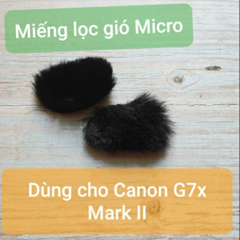 Lọc gió cho micro Canon G7x Mark II