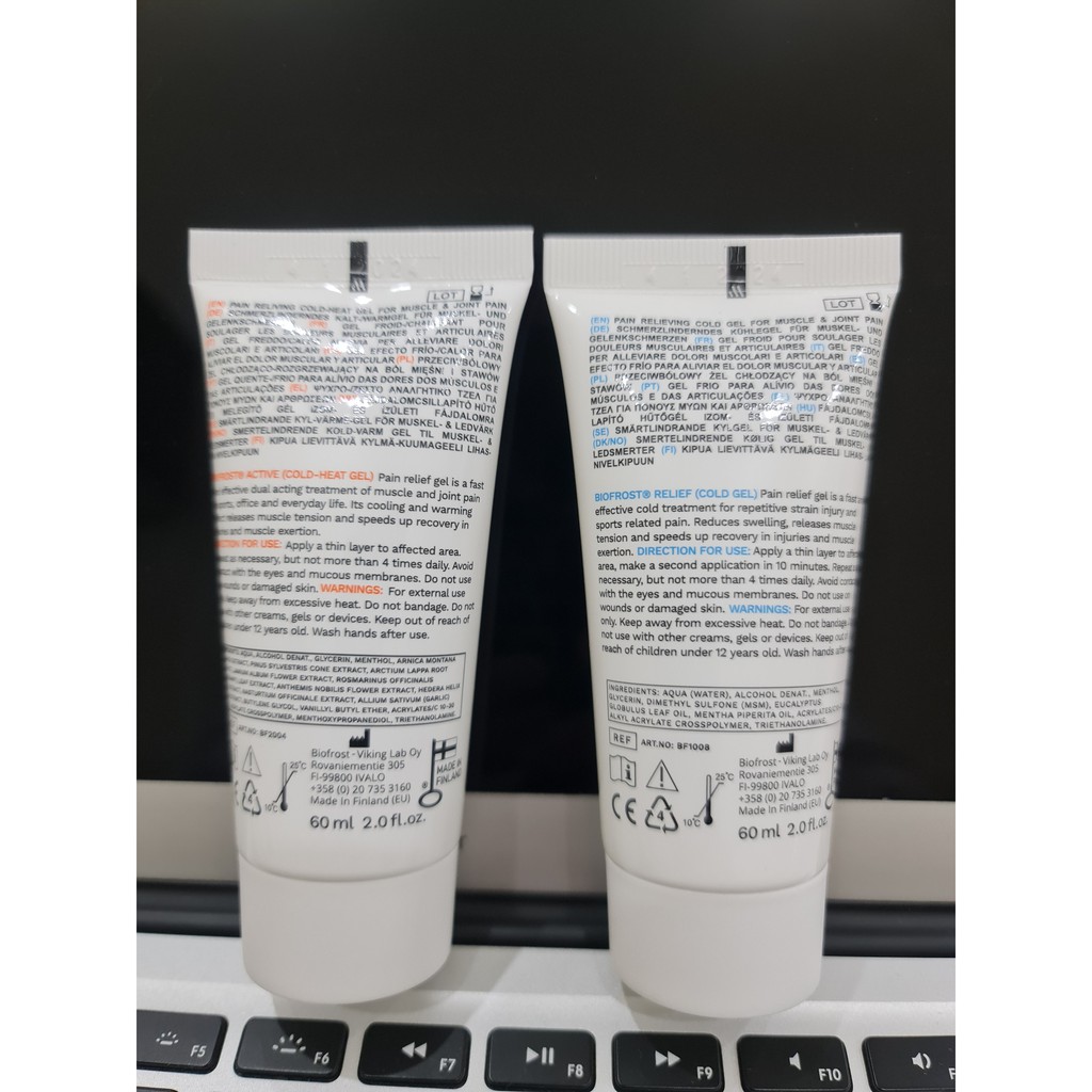 GEL GIẢM ĐAU TÁC ĐỘNG KÉP NÓNG LẠNH - BIOFROST ACTIVE- GEL GIẢM ĐAU PHẦN LAN- TỐT NHẤT TRÊN THỊ TRƯỜNG