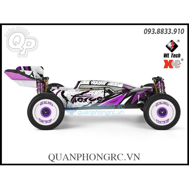 Xe điều khiển WLtoys 124019 1/12 2.4G 4WD High Speed Racing RC Buggy Car