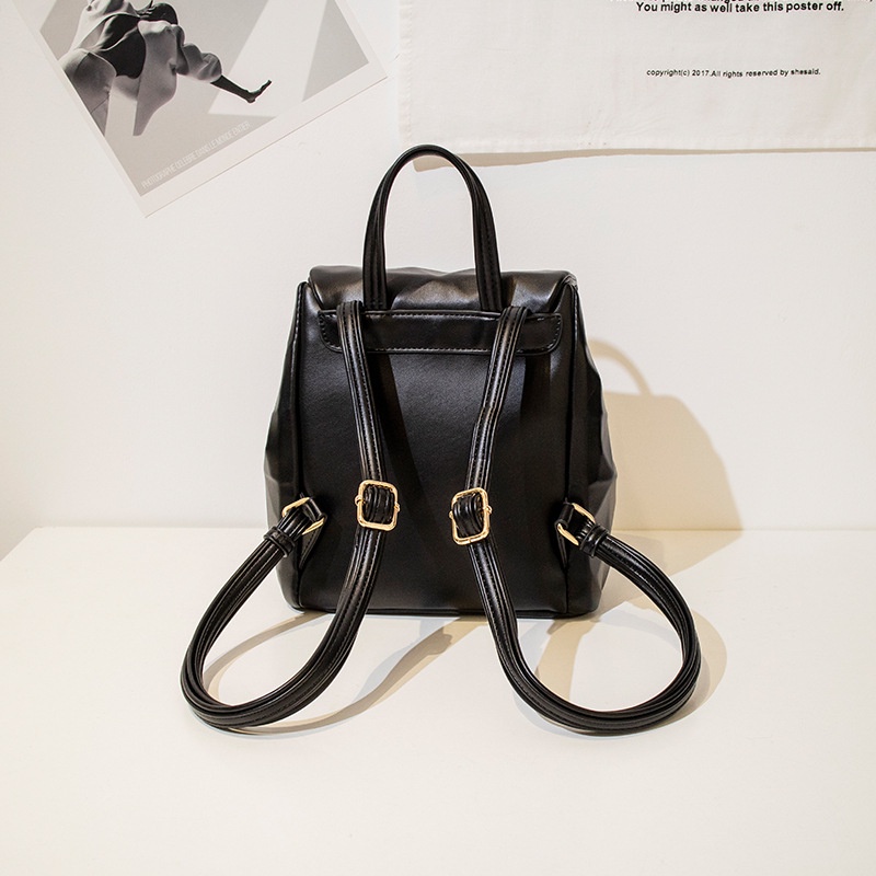 Iconzero Ba Lô Dây Rút Da Pu Chất Lượng Cao Thời Trang Cho Nữ