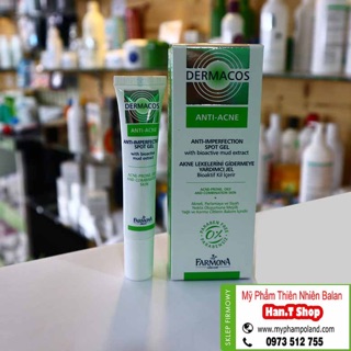 Gel Chấm Mụn Trứng Cá Tức Thì Dermacos 