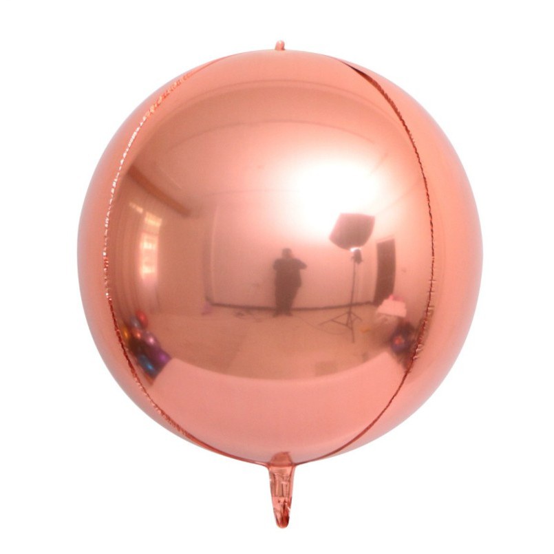 Bong bóng tráng nhôm 4D 10 inch/ 22 inch trang trí tiệc sinh nhật