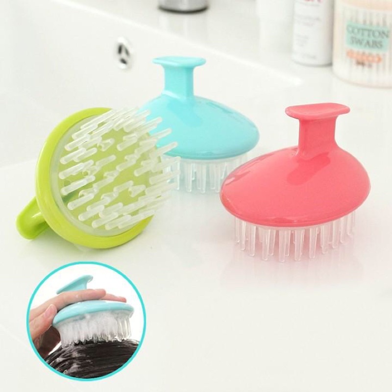 Lược Gội Đầu Mát Xa Silicone Đa Năng Loại Tốt