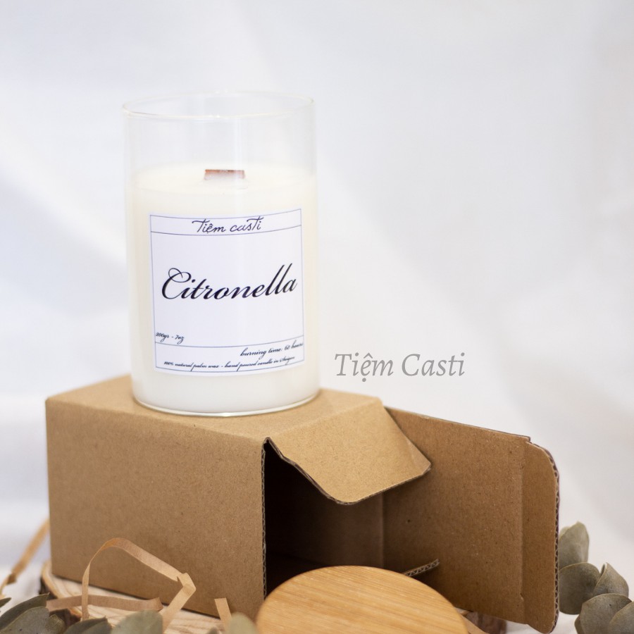 Nến thơm thiên nhiên cao cấp - CITRONELLA