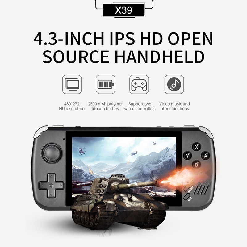Máy chơi game cầm tay phong cách cổ điển 2022 4.3 inch