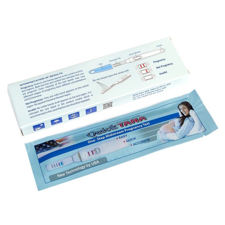 Bút thử thai QuickTANA chính hãng Tanaphar, que test thử thai sớm dạng bút dùng 1 lần [Hibaby plus store]