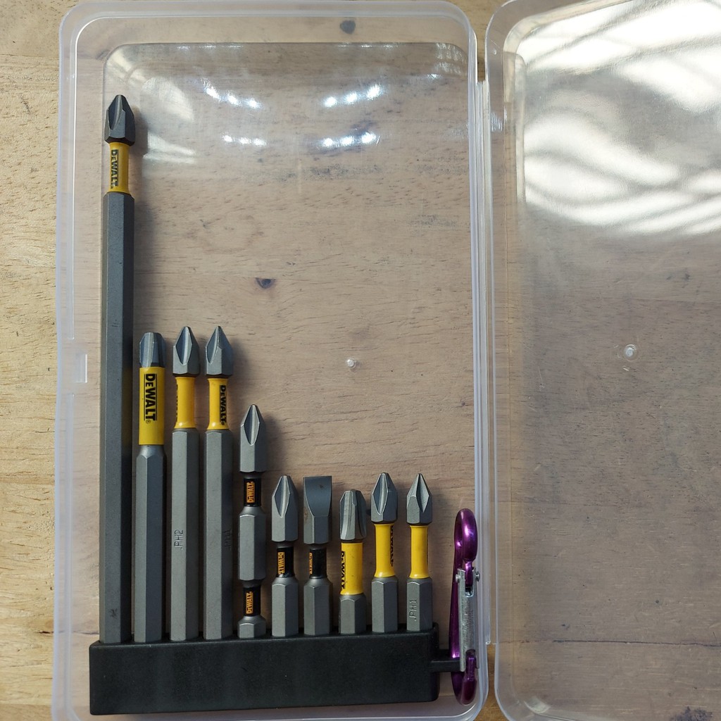 Bộ Mũi Bắn Vít Dewalt 10 cây Bake, 2 Cạnh - Hàng Chính Hãng - Từ Mạnh