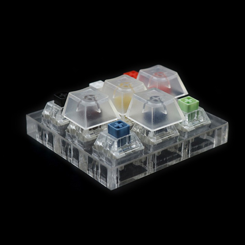 Set 10 nút keycap bàn phím cơ màu nhám trong suốt cho R4 R3 R2 R1 | BigBuy360 - bigbuy360.vn