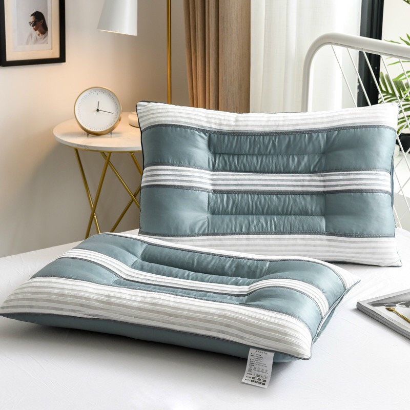 Gối massage Lụa cao cấp 60s thư giãn, chống mỏi vai gáy.