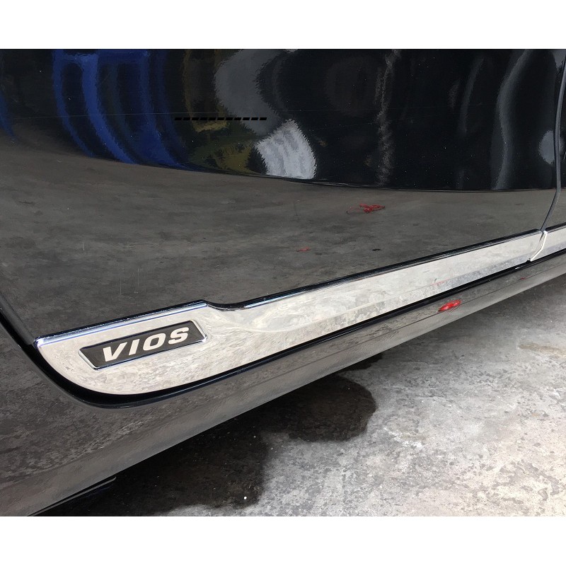 Nẹp sườn hông xe Vios 2019 - 2021 chuẩn theo form xe