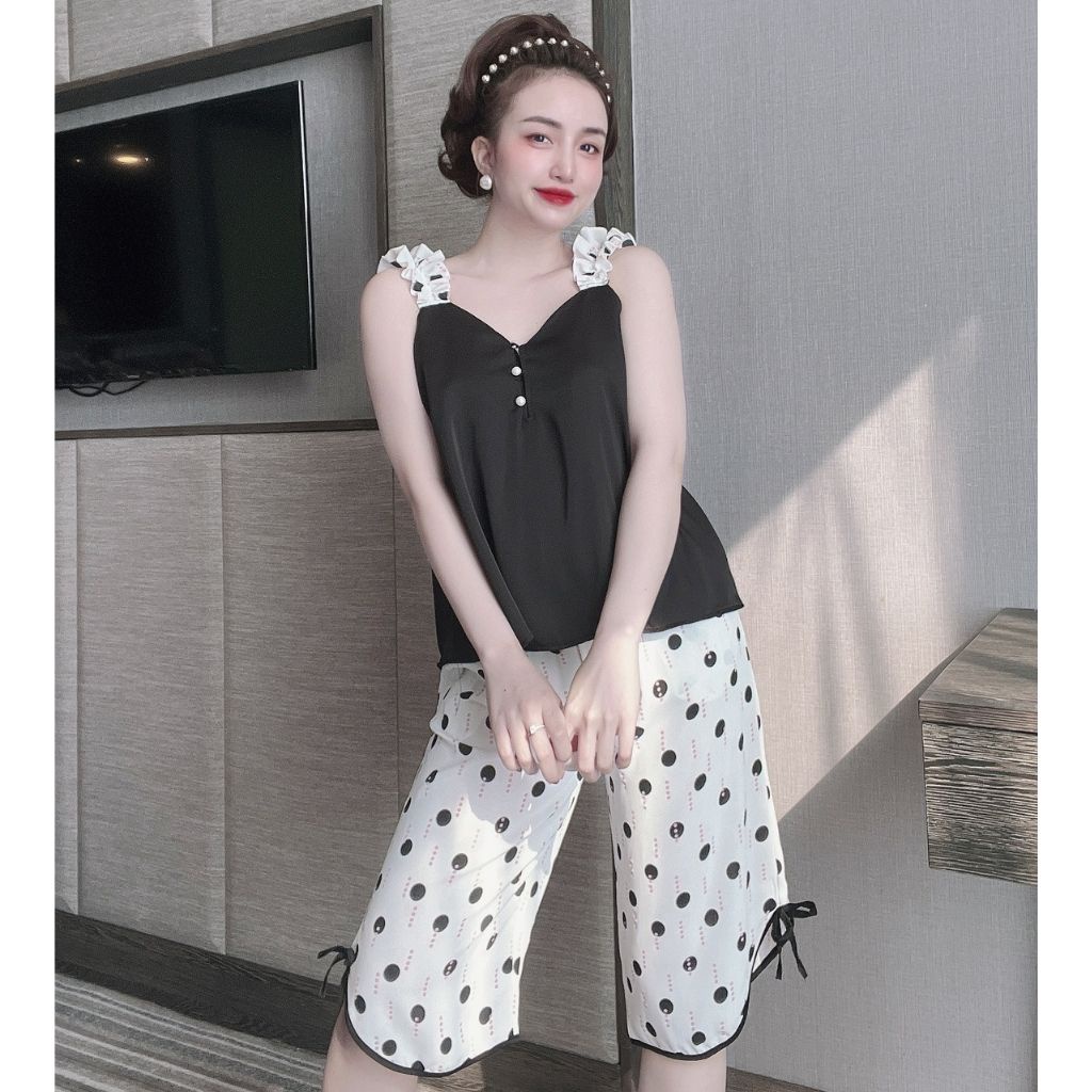 Đồ Ngủ Nữ BIGSIZE Đồ Ngủ Sexy lụa Latin cao cấp mềm mại xinh xắn &lt; 65KG