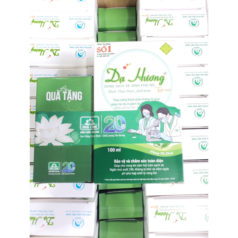 Dung Dịch Vệ Sinh Phụ Nữ Dạ Hương Trà Xanh mới 100ml