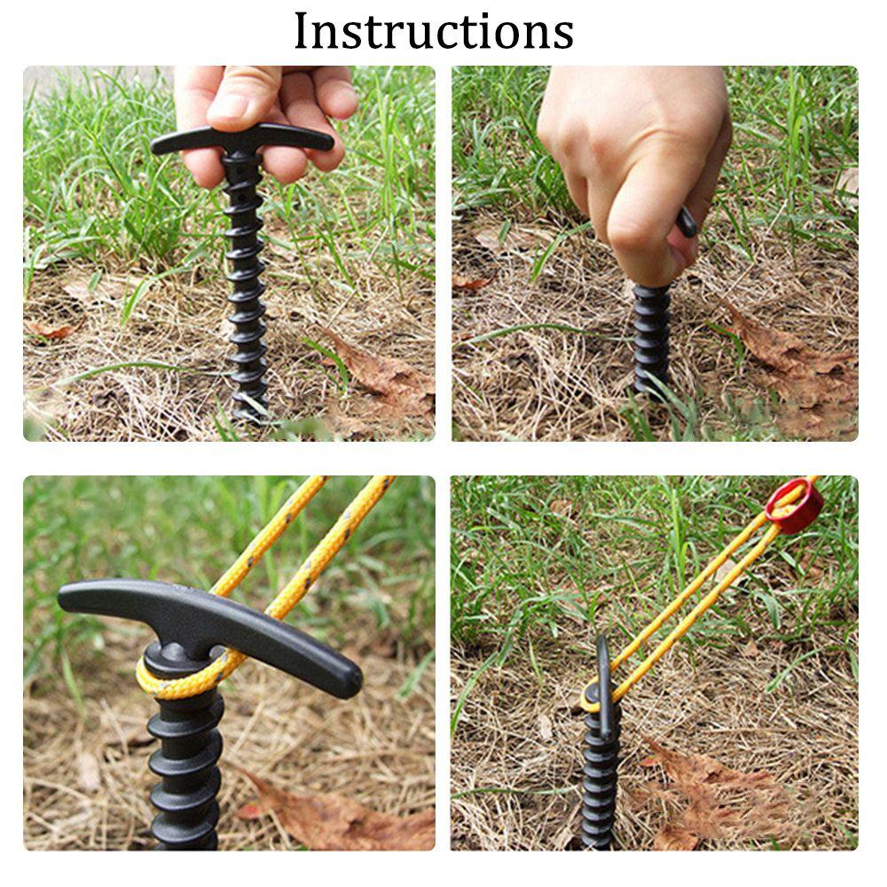 LANFY Set 10 Cọc Cố Định Lều Trại Chuyên Dụng