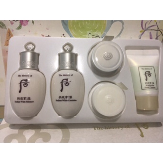 Set whoo trắng 5sp