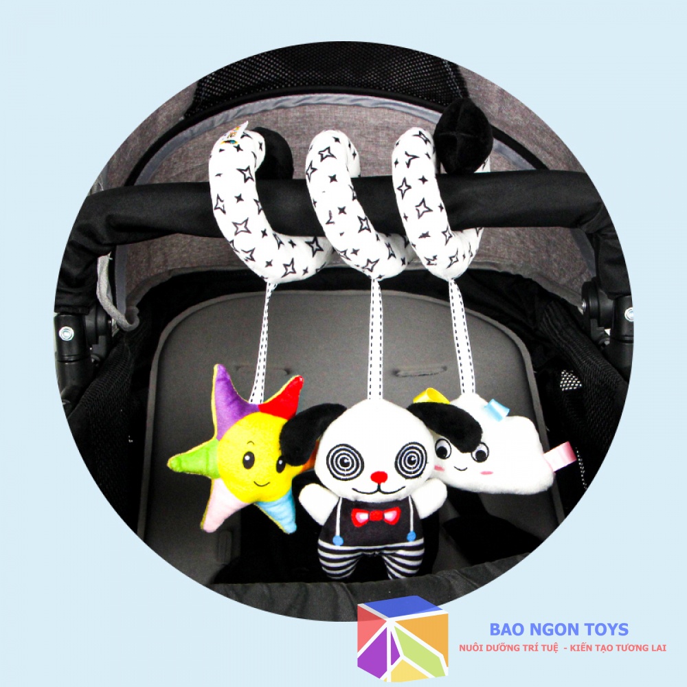 QUẤN CŨI XOẮN ỐC HÌNH ĐỘNG VẬT DỄ THƯƠNG NHIỀU MÀU SẮC KÍCH THÍCH THỊ GIÁC VÀ VẬN ĐỘNG TINH CHO BÉ-BAO NGON TOYSq