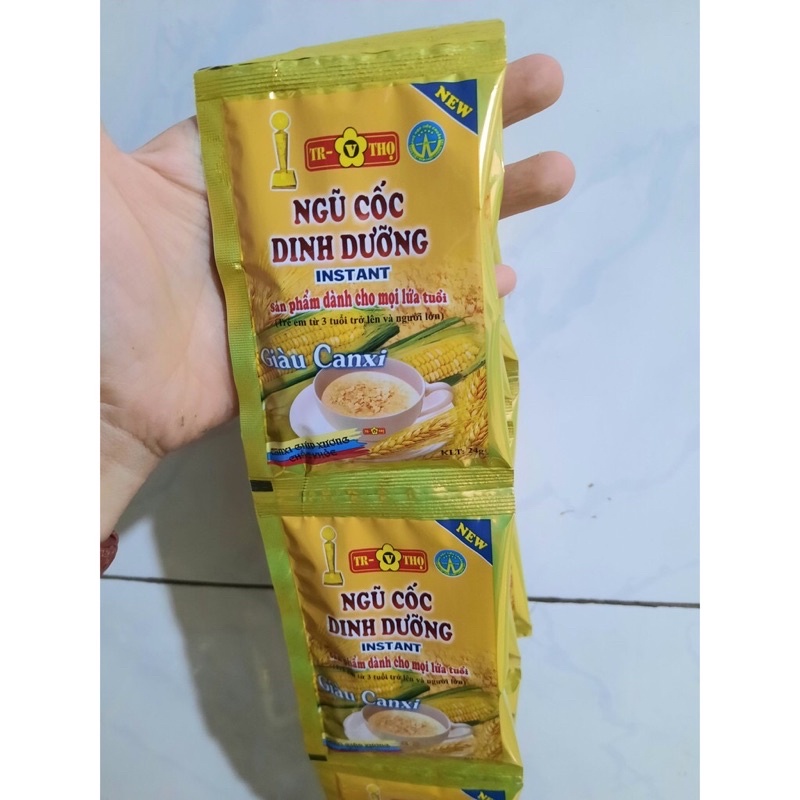 bột ngũ cốc dinh dưỡng trường thọ bịch 20góix24g bổ sung canxi