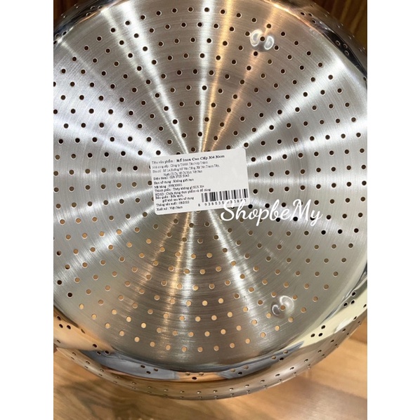 Rổ inox Fivestar Cao cấp 304 size 30cm Quà tặng từ Vinamilk