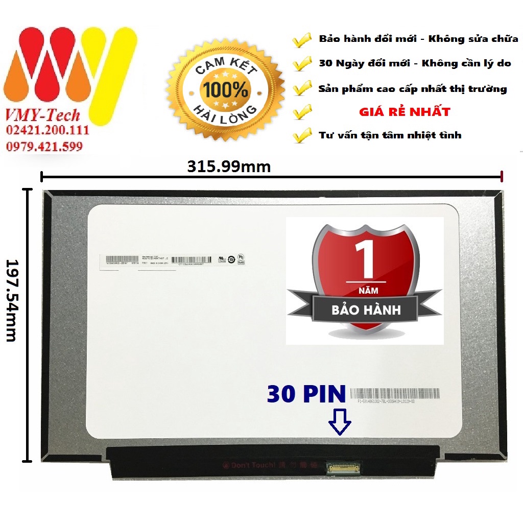 Màn hình laptop Asus X450LA X450LAV X450LB X450LC X450LDV X450LNV 30 pin | BigBuy360 - bigbuy360.vn